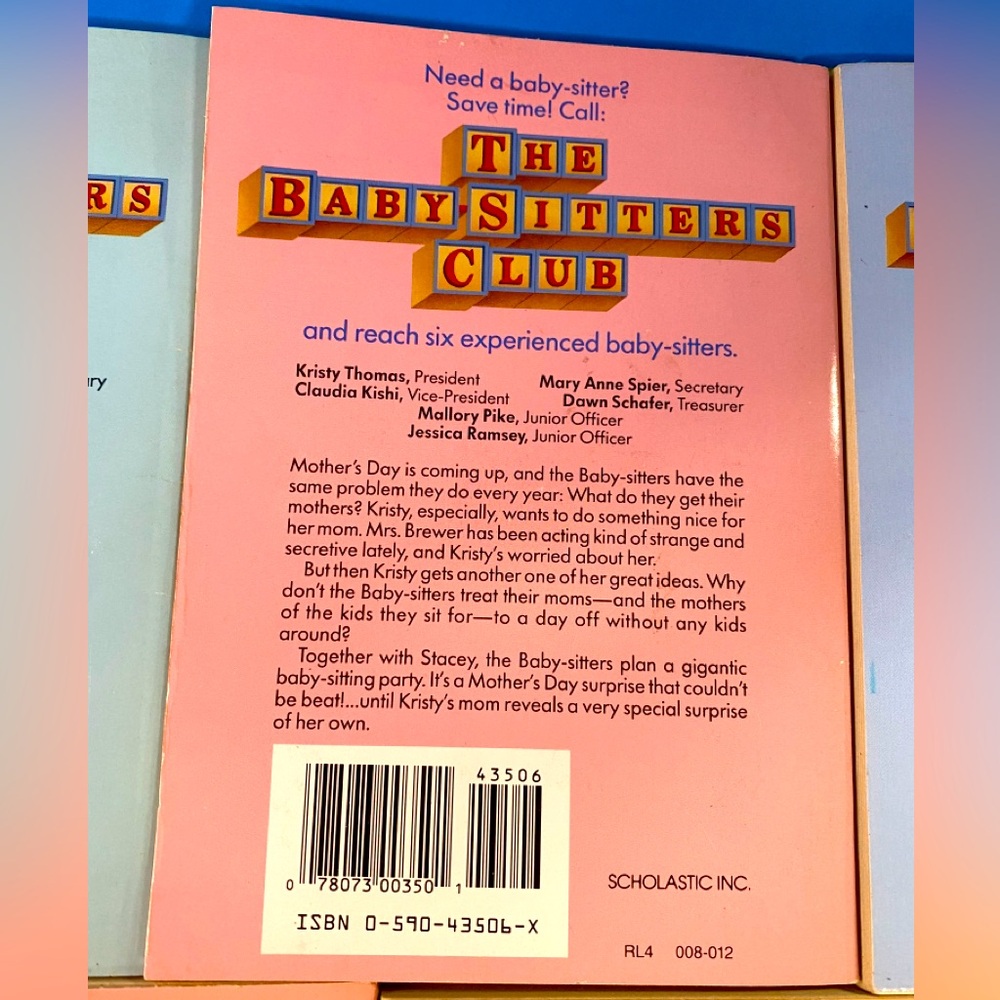 The Baby-Sitters Club Book Vintage 80’s Set By Apple Paperbacks (7) Books - Picture 12 of 16